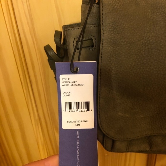 NWT Rebecca Minkoff Alice Suede Messenger Bag - Picture 3 of 12